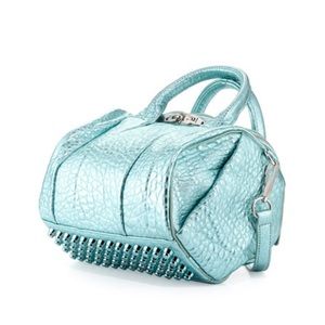 Alexander Wang Rockie Bag in Aqua Metallic